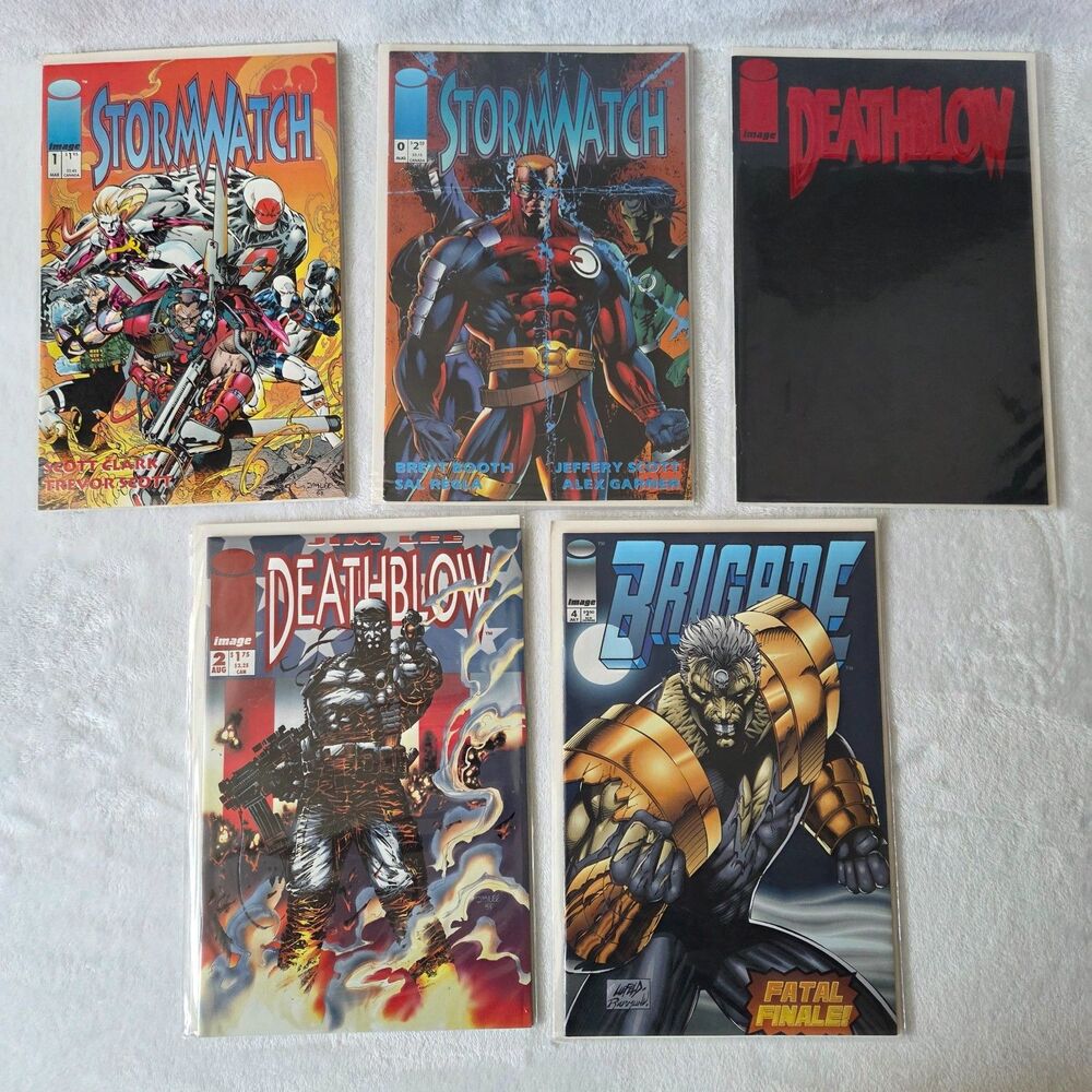Stormwatch #0 1, Deathblow #1 2, Brigade #4 | 90s Image WildStorm Lot